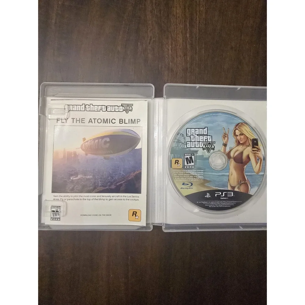Grand Theft Auto V GTA 5 PS3 PlayStation 3 Complete CIB